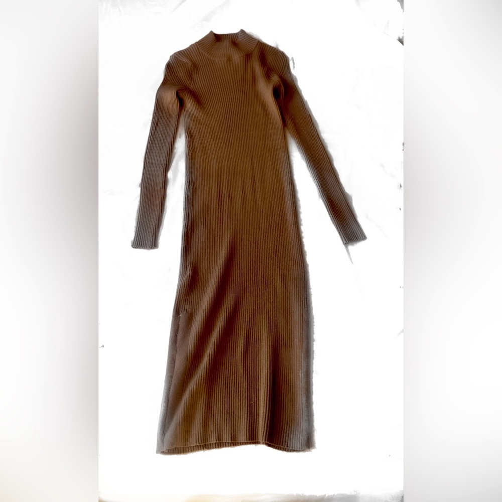 Tjmax light brown maxi dress.